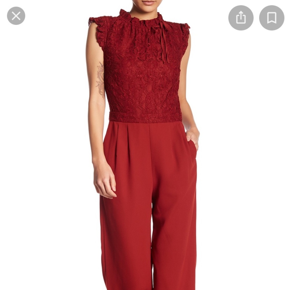 ISO - Romeo & Juliet Couture Women's Lace Jumpsuit
